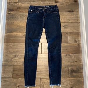 Articles of Society Skinny dark wash jeans